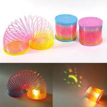 +[시둥마켓]+_라이트 레인보우링(12개) 생일답례품 무지개 요술 플라스틱 판촉선물+[Sidoong]