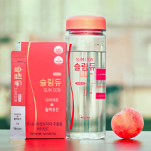 슬림듀 복합 멀티기능성 다이어트 보조제 리얼 복숭아맛 24포 체지방감소+비타민C, 슬림듀 1박스(24포)