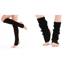 발레 필라테스 발토시 니트삭스 고리형 레그워머 요가, 3레그워머-퍼플