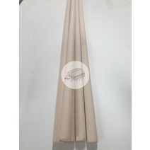 우드창고 비치(너도밤나무) 목봉 북미산 15파이X2400mm 국내가공 원주목 기둥재 원주봉 옷걸이봉 홈데코