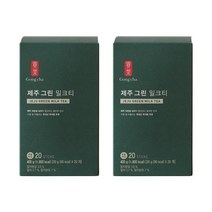 공차 제주그린 밀크티 20g x 20T 2박스, 20개입, 2개