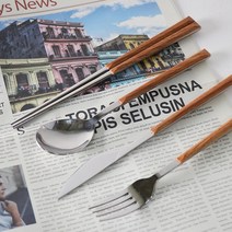 르리에 우드 커트러리 4종 1p, 숟가락