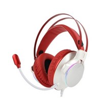 ABKO HACKER N995 ENC 가상 7.1 RGB 진동 게이밍 헤드셋 화이트, 상세페이지 참조