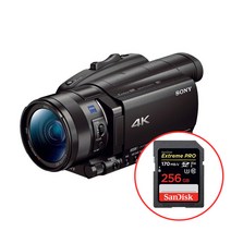 소니 FDR-AX700 4K 비디오카메라 캠코더+샌디스크 익스트림프로 V30 256기가 /빅보스