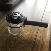 영업용커피머신 에스프레소 반자동 커피 머신 유리 포트 부속품 메이커 차 메이커 워머, 검은색