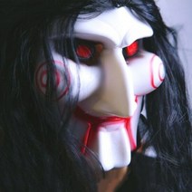 스투피드 리얼 직쏘가면 (가발일체형)_(301526665), 단품