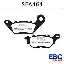 EBC -20 엔맥스 리어 브레이크패드 SFA464