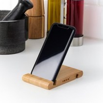 이케아 원목휴대폰거치대 테블릿홀더 탁상 사무실책상