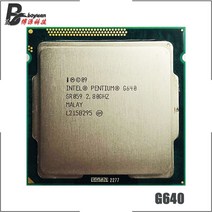 인텔 펜티엄 G640 2.8 GHz 중고 듀얼 코어 CPU 프로세서 3M 65W LGA 1155
