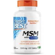 닥터 베스트 MSM 옵티 식이유황 1500mg 120정 Doctors Best