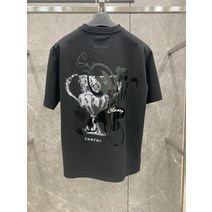 리버클래시 LIS41840 등판 트로피프린팅 오버핏 반팔티