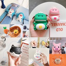 개성있는 특이한 에어팟 1세대 2세대 케이스, 추가3-갤럭시버즈기본실리콘(네이비)