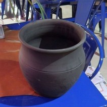 빈티지 블랙 민자단지(중) 25x25cm 대형토분화분, 상세페이지 참조