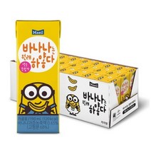 매일유업 바나나는 원래 하얗다 우유, 19개, 190ml