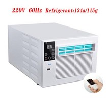 이동식에어컨 캠핑용에어컨 캠핑에어컨 1100W 모바일 에어컨 휴대용 작은 모기장 에어컨 팬 원격 제어와 LED 컨트롤 패널, 220V 60HZ_중국 | 영국
