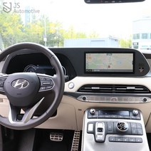 JS automotive 현대 팰리세이드 센터페시아 공조기 네비게이션 패널 카본 데칼 스티커 기스방지 자동차 용품, 블랙카본