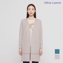 올리비아로렌 메탈 배색 롱가디건__VOBBCWS1111