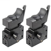 트리거 스위치 220V 6A FA2-6/1BEK 전기 핸드 드릴 속도 제어 잠금 푸시 버튼 스위치 전기 공구 액세서리