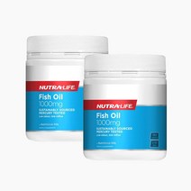 뉴트라라이프 피쉬오일 1000mg 180정 2팩 NUTRALIFE Fish Oil