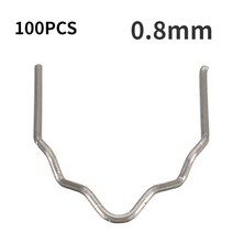 플라스틱 용접 와이어 핫 스테이플러 자동차 범퍼 표준 프리 네일 100, 03 V type 0 8mm