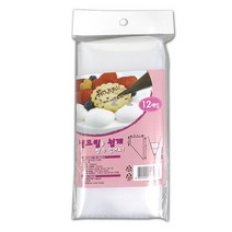 비닐 짤 주머니 12매-H/생크림/쿠키반죽/머랭/초콜릿/간식만들기/케익/데코레이션/홈베이킹/짤주머니/, 단품
