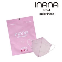 아이나나 황사 마스크 대형 분홍색1매KF94새부리형, 단품, 단품