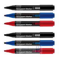 마켓덤 모나미 생잉크유성매직 사각닙 유성마카 매직마카 매직펜, 흑색 1EA