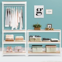 JSR 120 2단-무볼트앵글 철제선반 베란다선반장 벽선반 창고정리수납, 추가상품 JSR선반 60x30cm