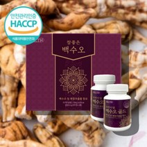 배수오 60대 50대 노인 어르신 여자 여성 백수오 유산균 정 백수오복합추출물, 백수오추출물정 90정 x2통