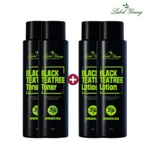 라벨영 피부결점/노폐물제거/각질관리/진정/순한성분 쇼킹블랙티트리토너로션 2SET, 쇼킹블랙티트리토너로션 2 토너로션세트