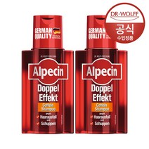 알페신 더블이펙트 카페인 샴푸 (지성용) 200ml x2, 2개