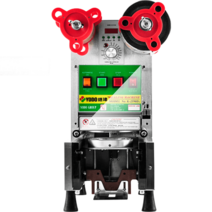 FiNT 카페 컵 실링기 접착기 음료 씰링기 미니 자동포장 실러 누수방지 비닐 밀봉기, 95구경