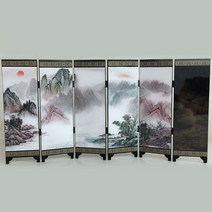벽 디바이더 파티션 스크린 주방 거실 장식 데칼 미니 접는 레트로