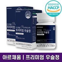 아르채움 프리미엄 우슬정 사포닌 가득! 국내산 우슬 초록입홍합 상어연골 해조칼슘 어골칼슘 보스웰리아 참당귀 추출 분말 함유 비리지않은 먹기좋은 영양제 홈쇼핑 방송 건강 식품 정품, 2박스 (2개월분), 60정