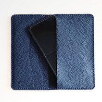 수제 슬림 체인 장지갑 카드지갑 카드홀더 핸드메이드 가죽 교통카드 명함