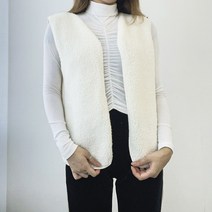 VANANA2 국내생산 겨울이너 방한 뽀글이 양털조끼 3color