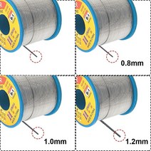 250g No-clean Sn/Pb 납땜 공구 용접 액세서리 주석 와이어 솔더 씰 납 플럭스 로진 코어, 03 1.2mm, 03 1.2mm