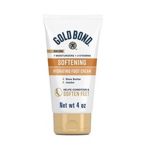Gold Bond 골드 본드 얼티밋 소프트닝 풋크림 - 시어버터 함유 거칠고 굳은살 있는 발을 부드럽게 113g(4온스), Softening, 4 Ounce (Pack of 1)
