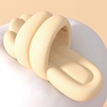 층간소음실내화 다이소 산후조리원 구름 슬리퍼, 블랙