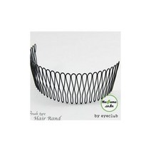 잔 머리 고정 헤어밴드 와이어 철사 띠 남자 빗살 스프링 메탈 얇은 남성