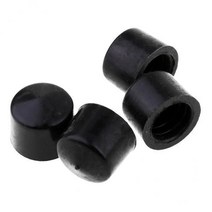 5x4pcs 스케이트 보드 롱 보드 교체 트럭 피벗 컵 7 인치 트럭 세트, 블랙, PU