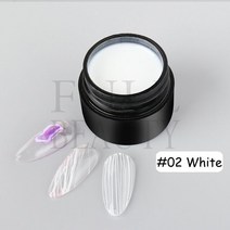 매니큐어 스파이더 젤 네일 아트 드로잉 접착제 6ml 블랙 화이트 라인 웹 와이어 디자인 페인트 광택 UV 옻칠 손톱 폴란드어 BE1615-1, [02] 1615-02