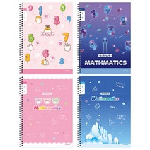 1000 초등 슬림 수학노트 (CR) 11764 IB, 색상/디자인랜덤