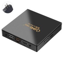 인터넷 셋톱박스 Q96 프로 + 4K H.265 미디어 플레이어 안드로이드 11 2.4G 와이파이 셋톱 박스 올w인ner H313 TV 쿼드 코어, US Plug2GB16GB