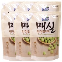 참그린 매실 청정설거지 주방세제 1.2L, 6개