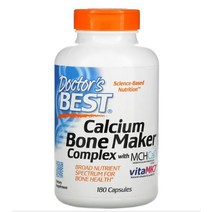 브리스 Doctors Best Calcium Bone Maker Complex 180 Caps, 180 capsules, 1개