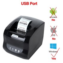 xprinter 열 라벨 프린터 바코드 영수증 프린터 2 in 1 인쇄 청구서 기계 20mm-80mm for android ios windows, USB 포트, 협력사, au 플러그
