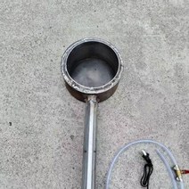 농막 폐유 난로 공업용 농업용 소각로 연소로 그물 빨간색 새로운 폐기물 엔진 석유 가열로 난방 맹렬한 화재 보일러 버너, 외부 19.5 내부 16 대형 화재 파