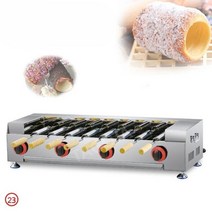TAGOJA 와플콘 메이커 붕어빵 기계 헝가리빵 아이스크림 전기 가스, 전기만 220V