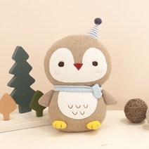 DIY 태교바느질 애착 인형 만들기 토끼 등 (6종 택1 ), 펭귄